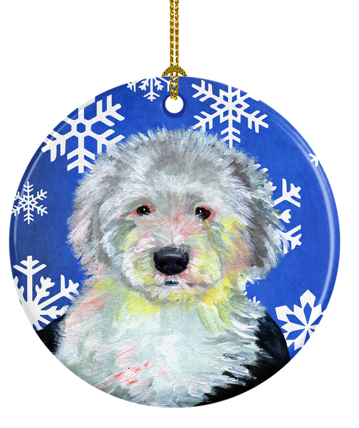 old english sheepdog christmas