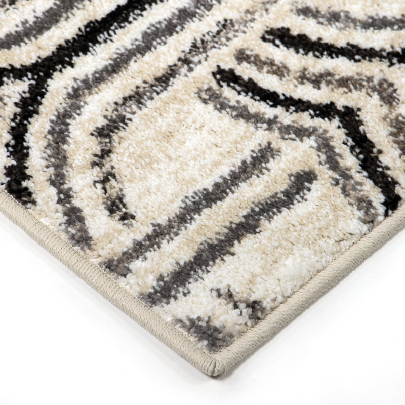 Wrought Studio Calamus Grand Theatre Light Gray Beige Area Rug Wayfair