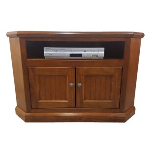 Berkhamstead Solid Wood Corner TV Stand For TVs Up To 48
