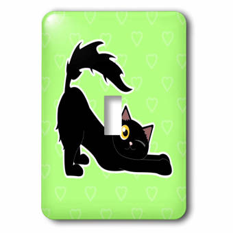 3drose Painted Cat 1 Gang Toggle Light Switch Wall Plate Wayfair