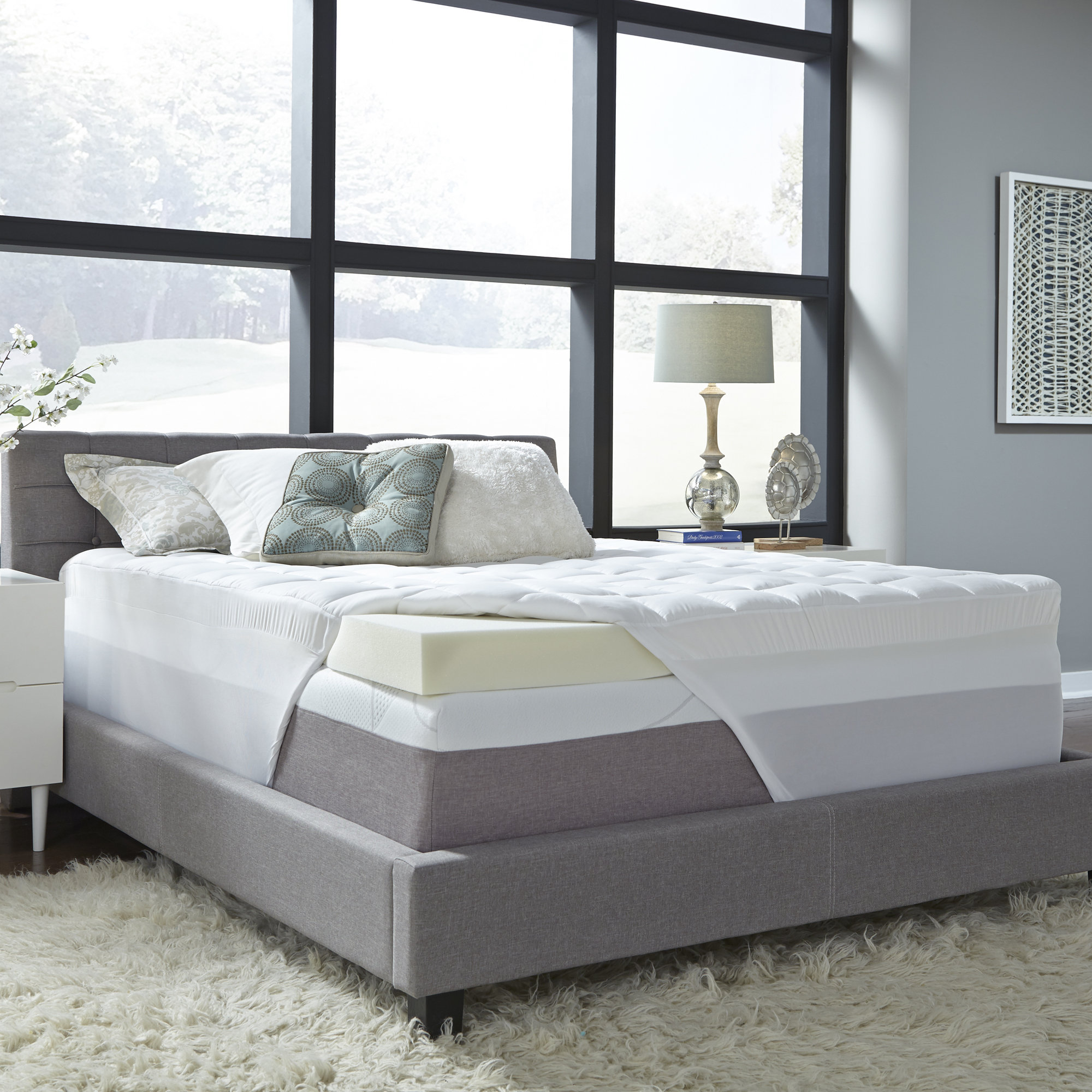 ComforPedic Loft from Beautyrest 5.5" Memory Foam and Fiber Mattress