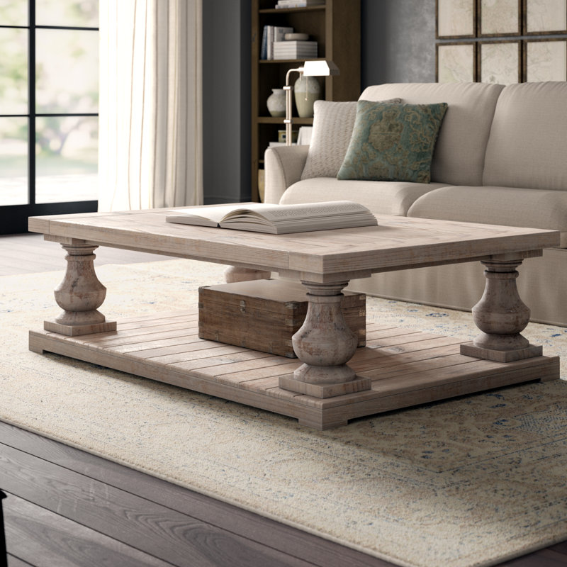 Greyleigh Doris Floor Shelf Coffee Table With Storage Reviews