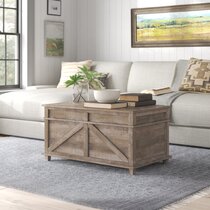 gascon 4 legs coffee table with storage