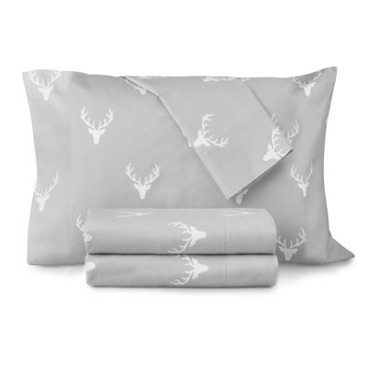 Antler 100 Cotton Flannel Sheet Set Martha Stewart Size Twin Antler 100 Cotton Flannel Sheet Set Martha Stewart Size Twin