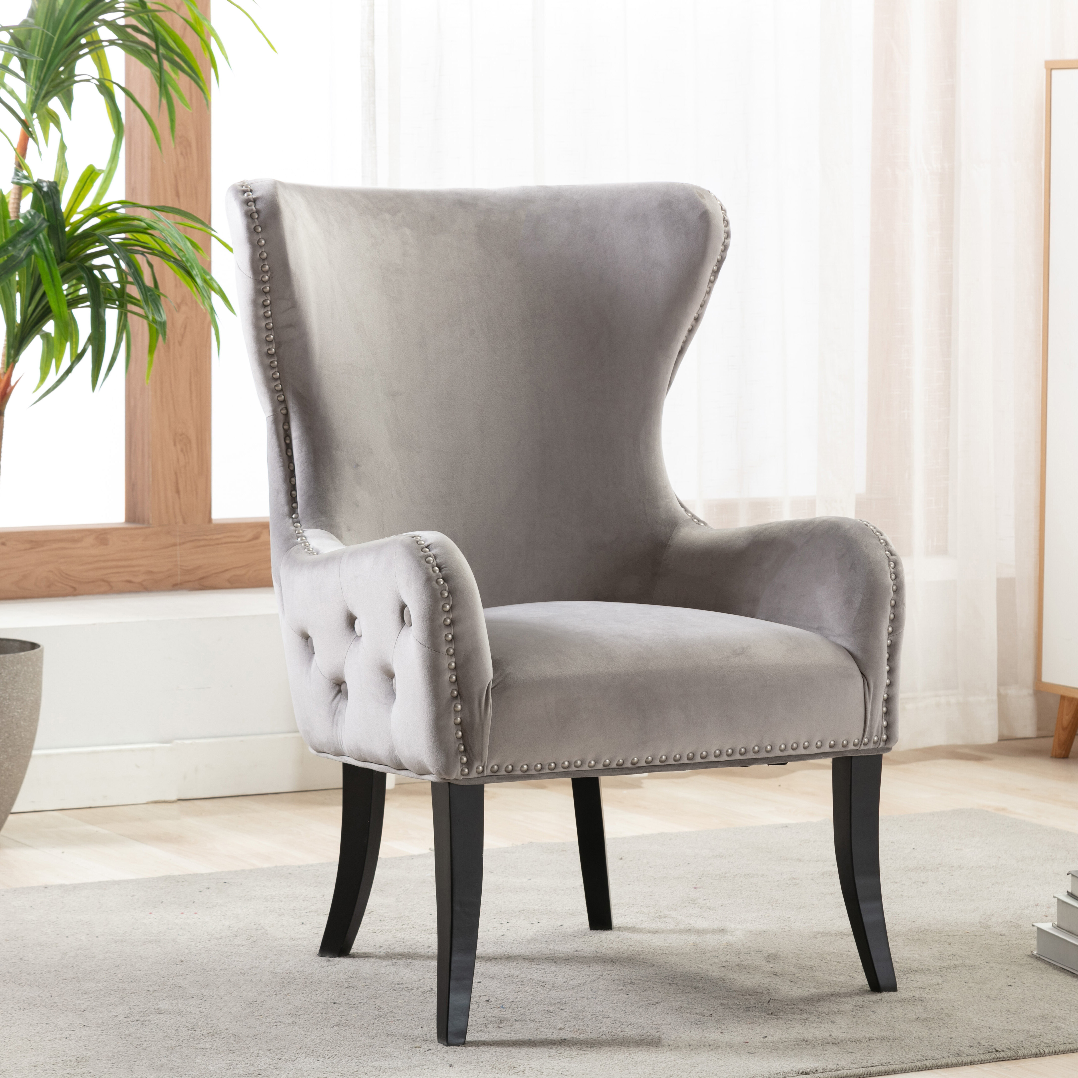 Reclaimed Wingback Accent Chairs Youll Love In 2021 Wayfair