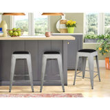 Langford Metal 24 Bar Stool by Williston Forge
