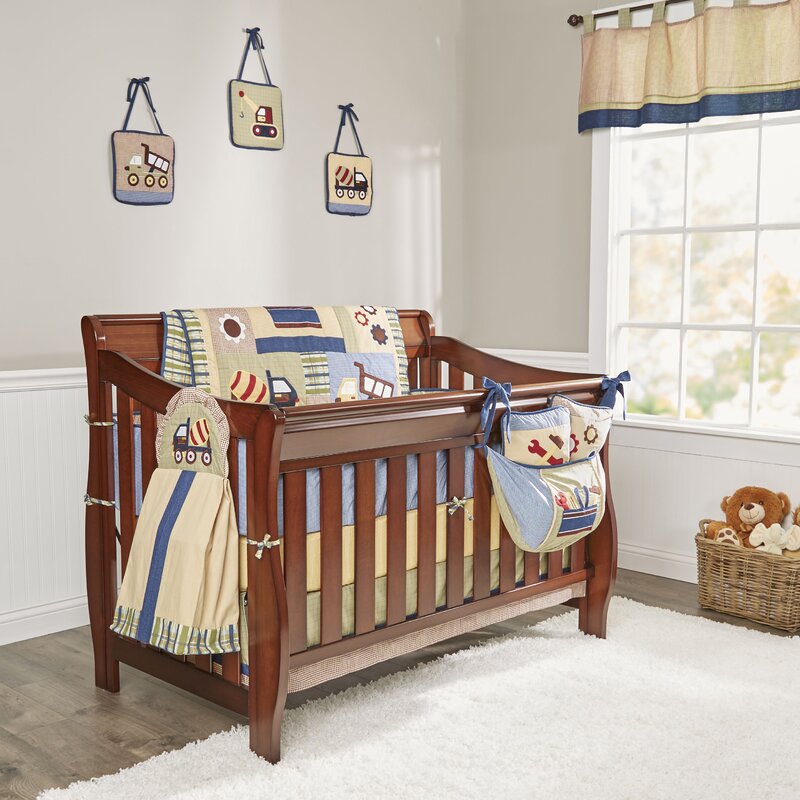 how to set up crib bedding