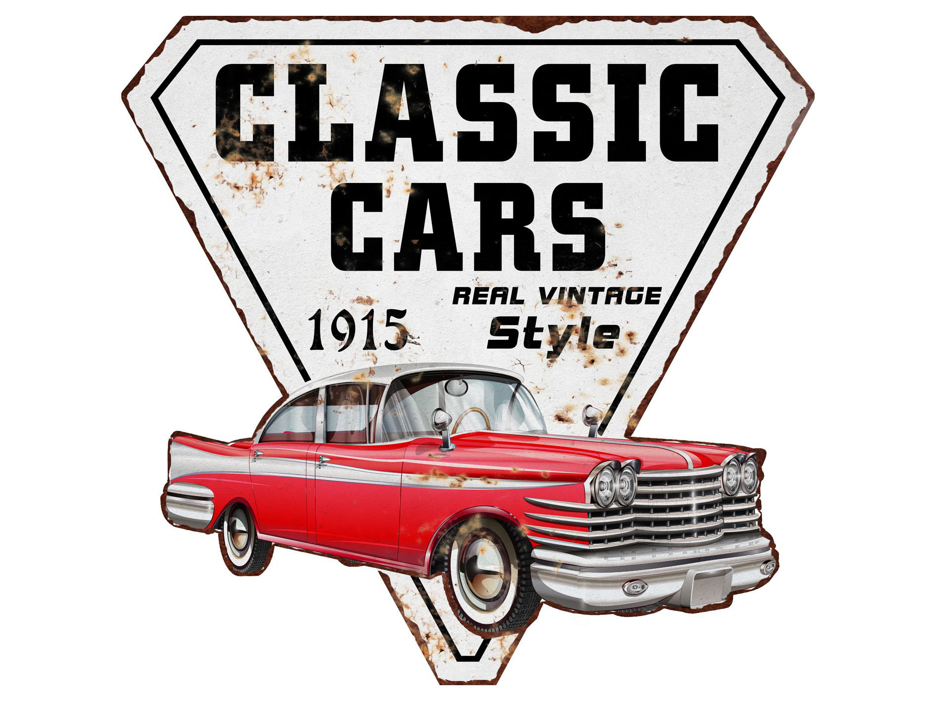 Williston Classic Cars DieCut Metal Wall Décor Wayfair