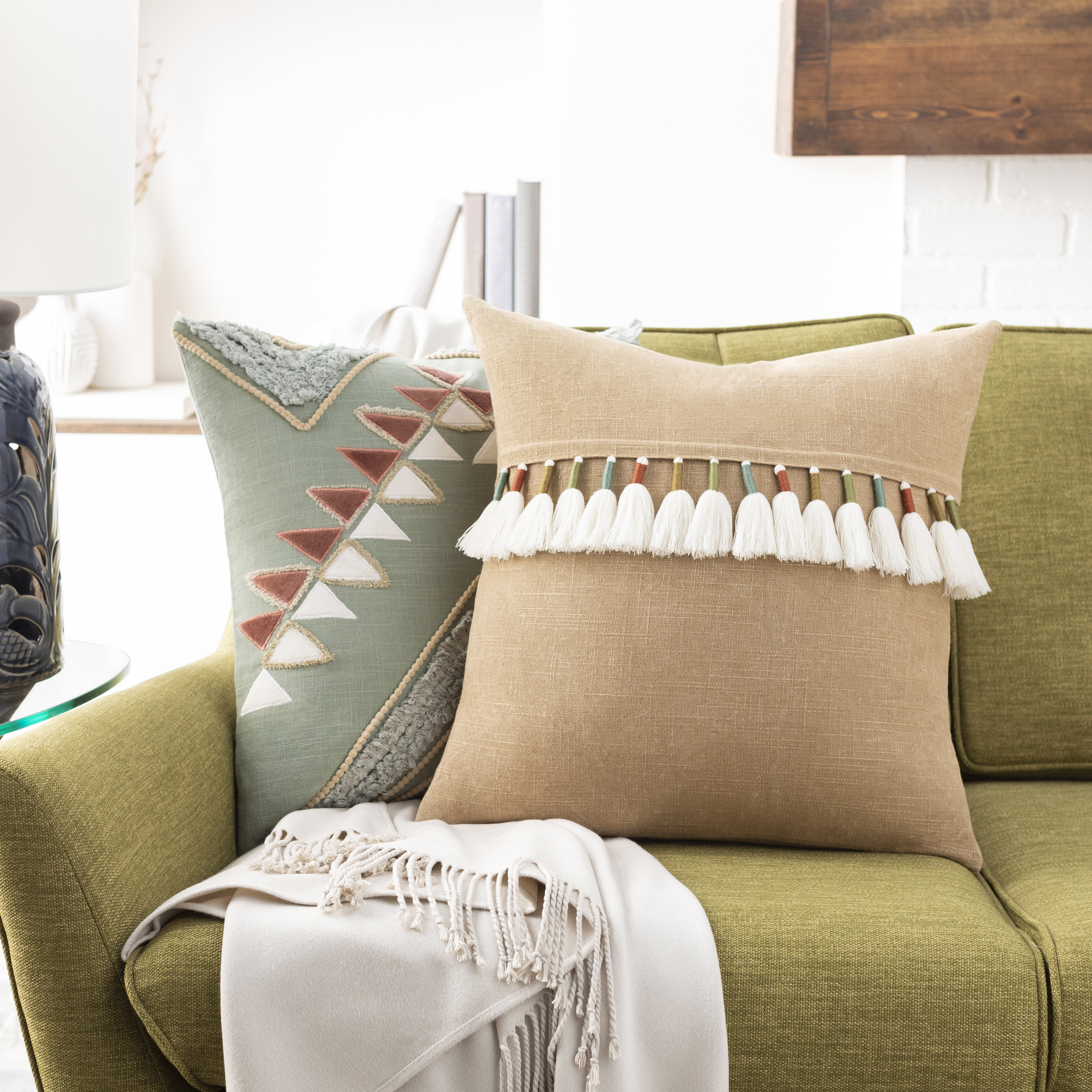 Hemel Cotton Throw Pillow Reviews Allmodern