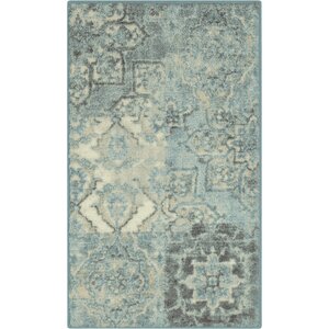 Marshawn Teal Area Rug