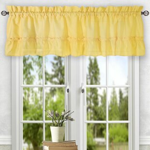 Yellow Gold Valances Kitchen Curtains You Ll Love In 2020 Wayfair