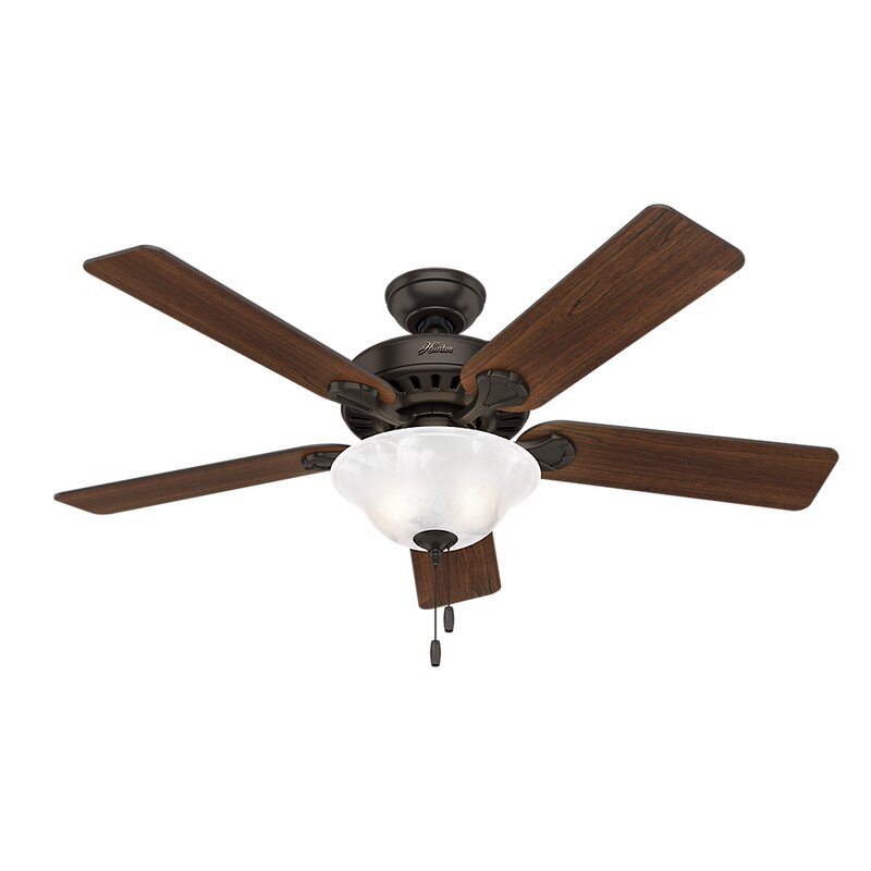 Hunter Fan 52 Buchanan 5 Blade Ceiling Fan Light Kit Included