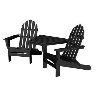 Tete-a-Tete Plastic Adirondack Set