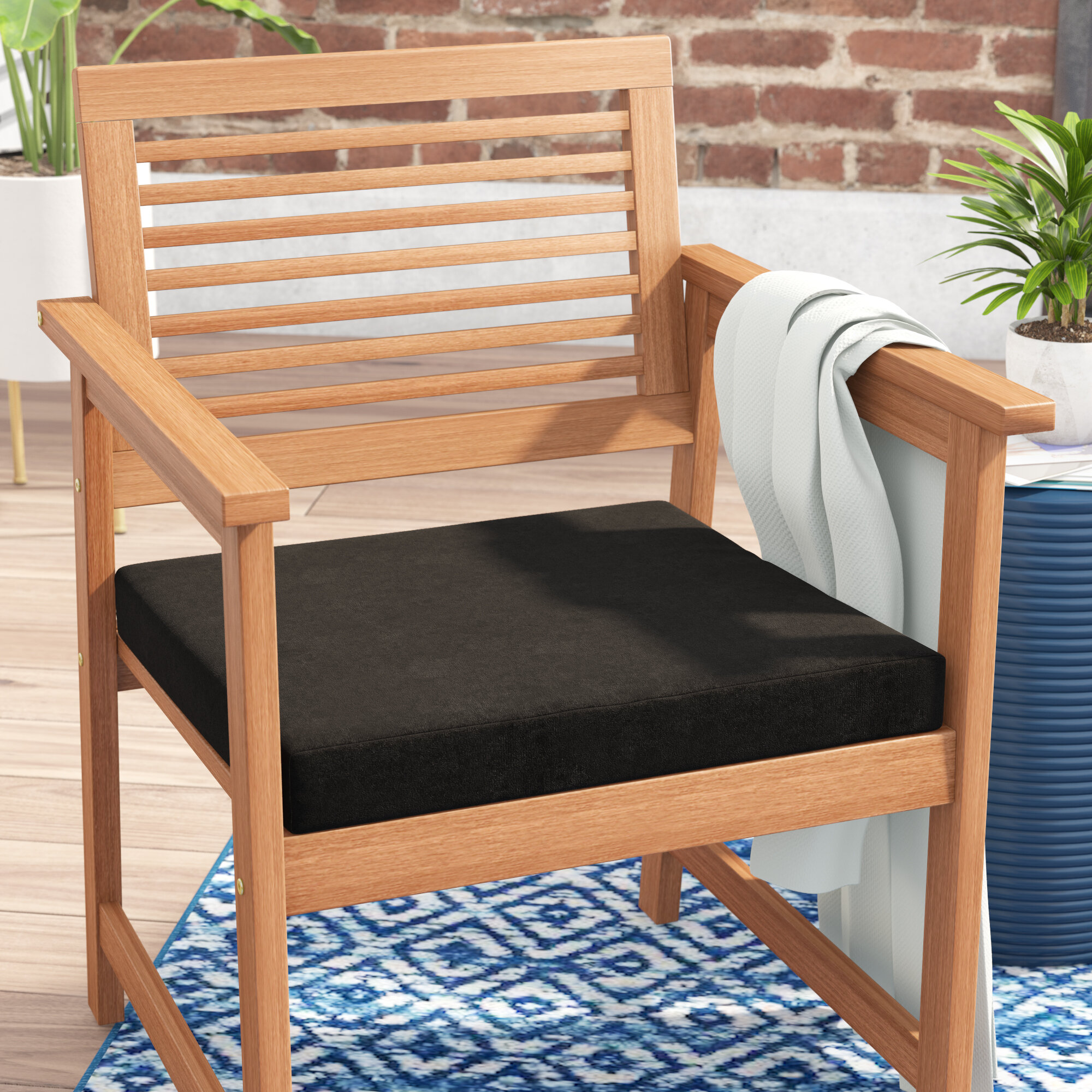 wayfair outdoor dining chair cushions