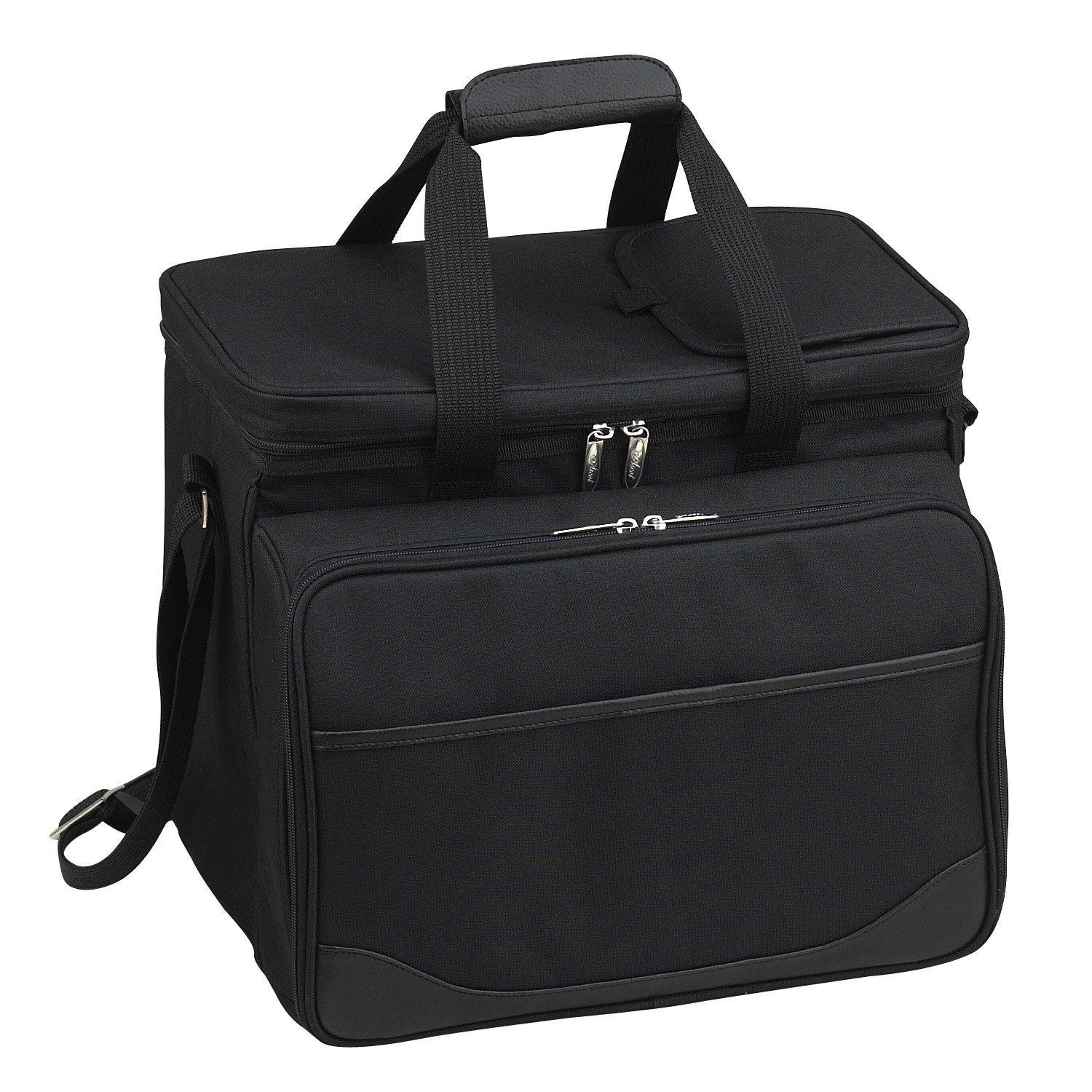 white insulated picnic tote bag