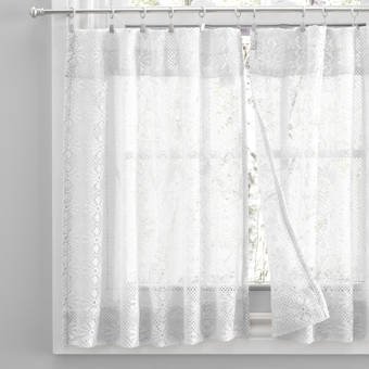 Ophelia Co Andrade Unlined Cafe Curtain Reviews Wayfair