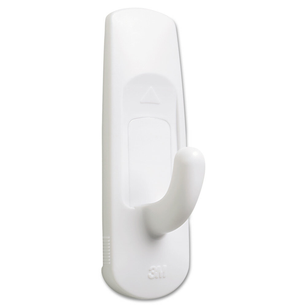 Details about   3M Command Hook Medium White Wall Hardware w Removable Adhesive Strip Fasteners 