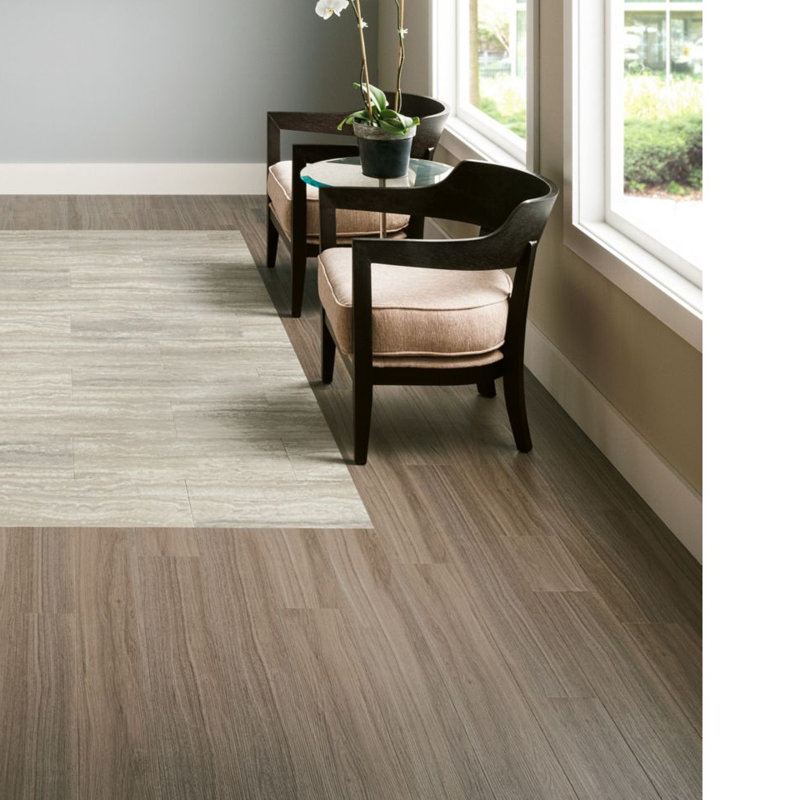 Armstrong Flooring Luxe Rigid Core Empire 6 X 48 X 7 9mm Walnut