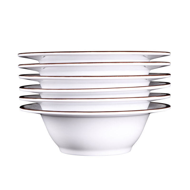 Elite Global Solutions Mojave 18 Oz Round Crackle Vintage Melamine Cereal Bowl Wayfair