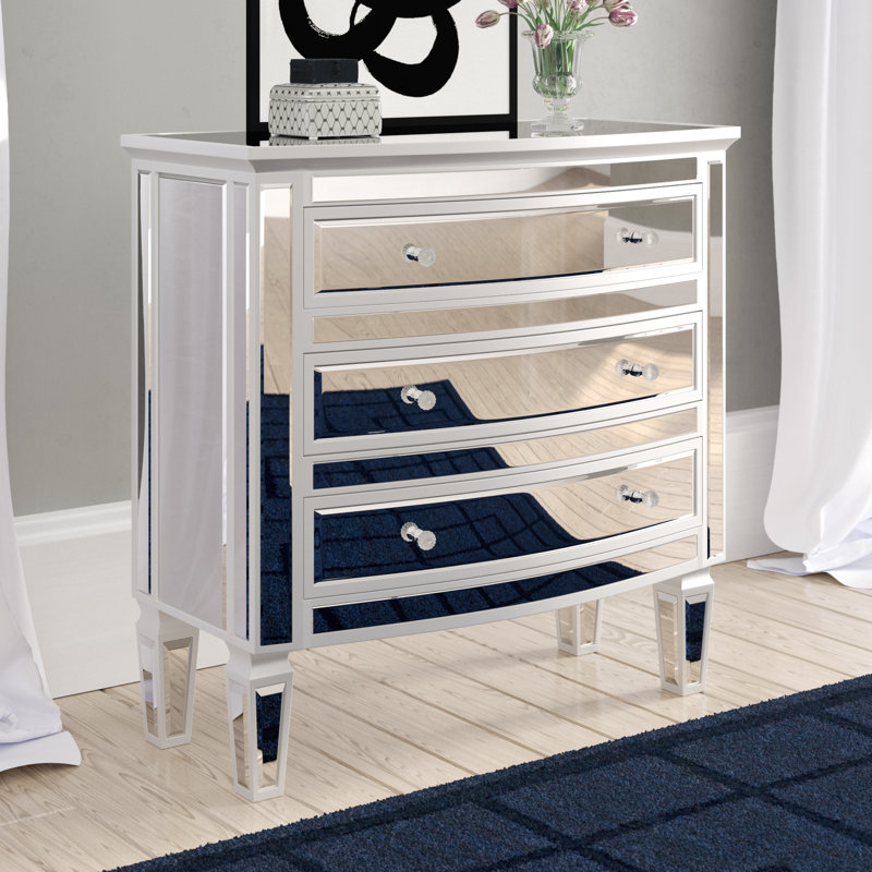 House Of Hampton Elosie 3 Drawer Accent Chest Reviews Wayfair