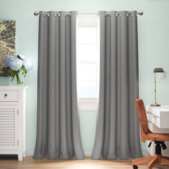 House Of Hampton Bomar Luxury Velvet Solid Room Darkening Thermal Rod Pocket Curtains Drapes Reviews Wayfair