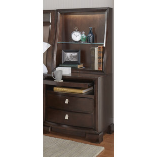 Go to store & view more images Akins 2 Drawers Nightstand by Three Posts