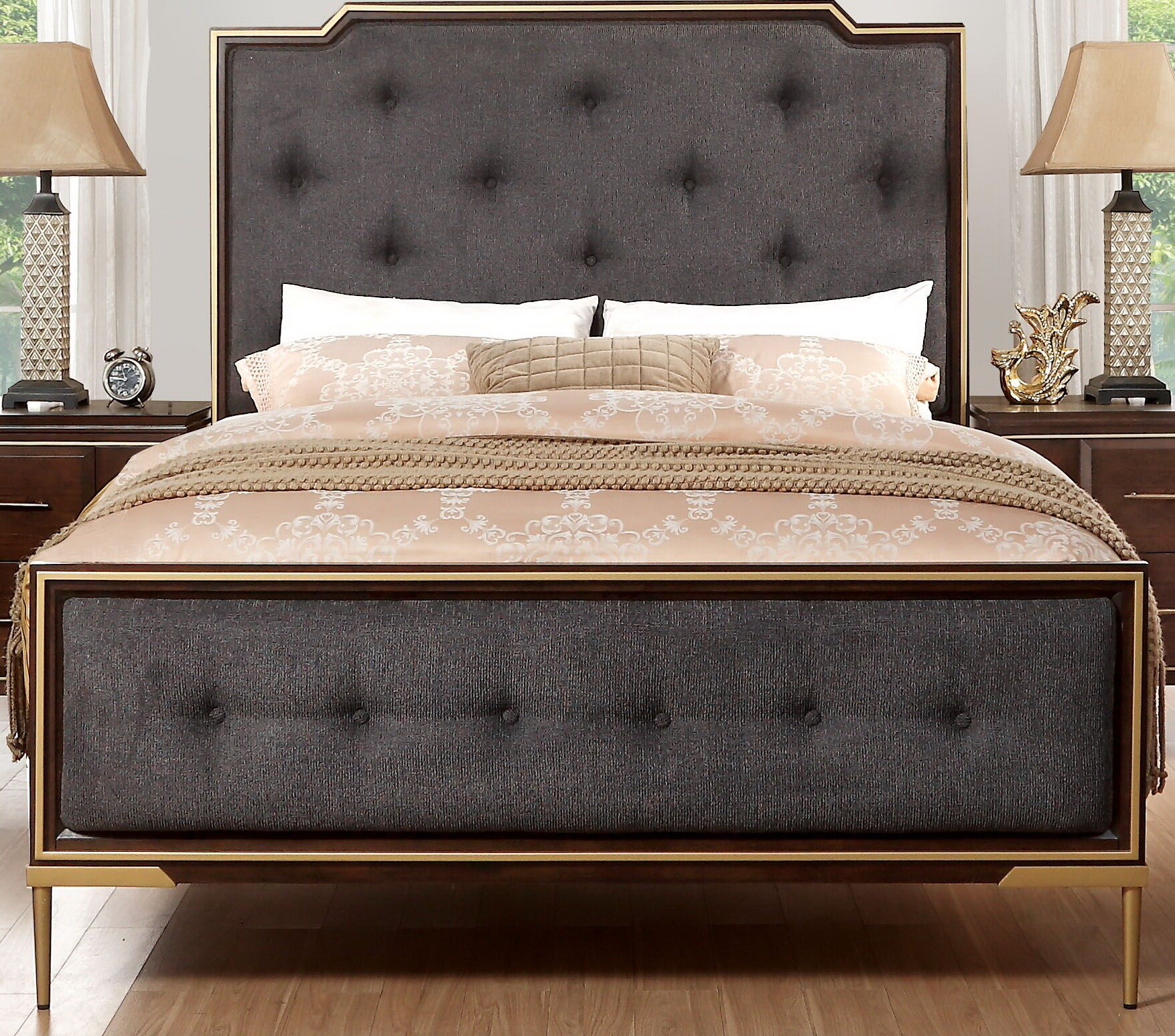 Ceres Upholstered Standard Bed