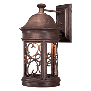 Go to store & view more images Sage Ridge 1-Light Outdoor Wall Lantern by Great Outdoors by Minka