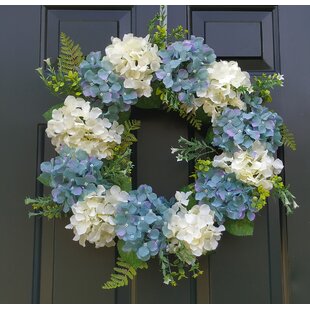 Outdoor Wreath Outside decoration NEW Hydrangea Wreath Door Wreath Perfect Neutral Wreath Burlap Wreath