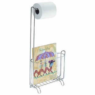 Toilet Caddy Tissue Dispenser With Magazine Rack Chrome 54544 for sale online 