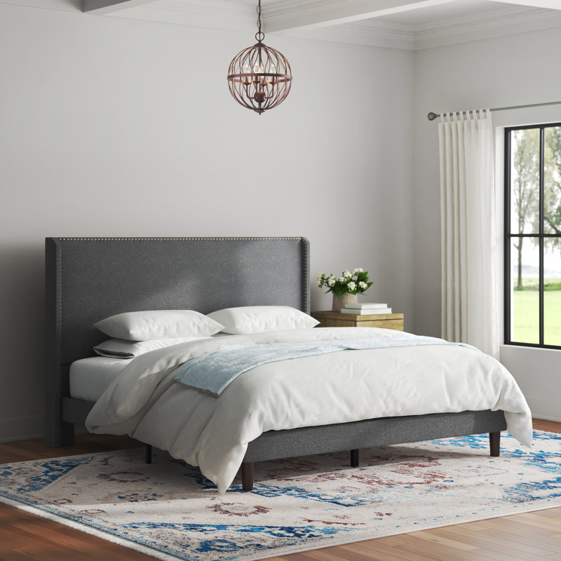 Domingo Upholstered Low Profile Platform Bed