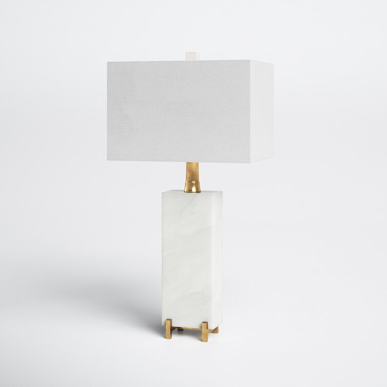 white rose gold lamp