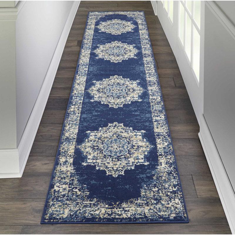 Charlton Home Susan Oriental White Blue Area Rug Reviews Wayfair Susan Oriental White Blue Area Rug