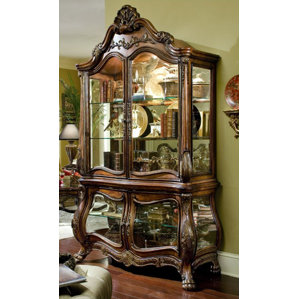 Chateau Beauvais Lighted China Cabinet by Michael Amini (AICO)