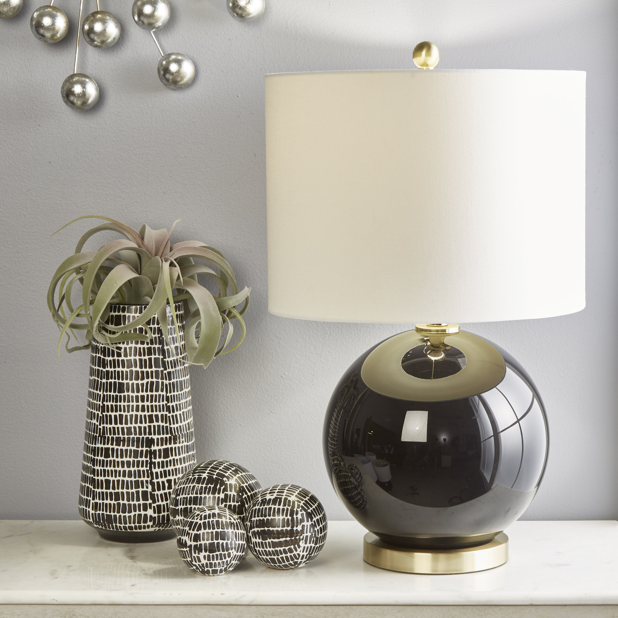glass side lamp