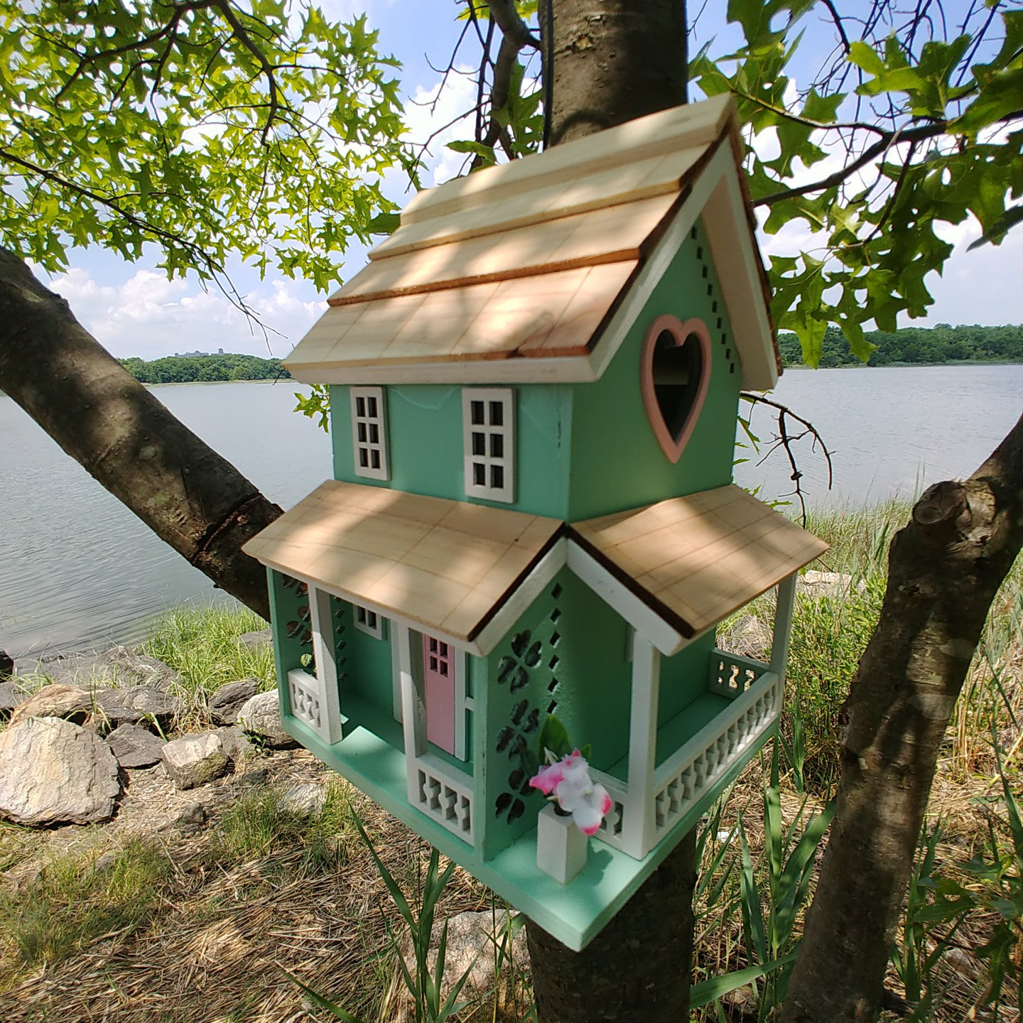 Home Bazaar Nestling Series Lover S Lane Cottage8 In X 6 In X 6 Inbirdhouse Wayfair