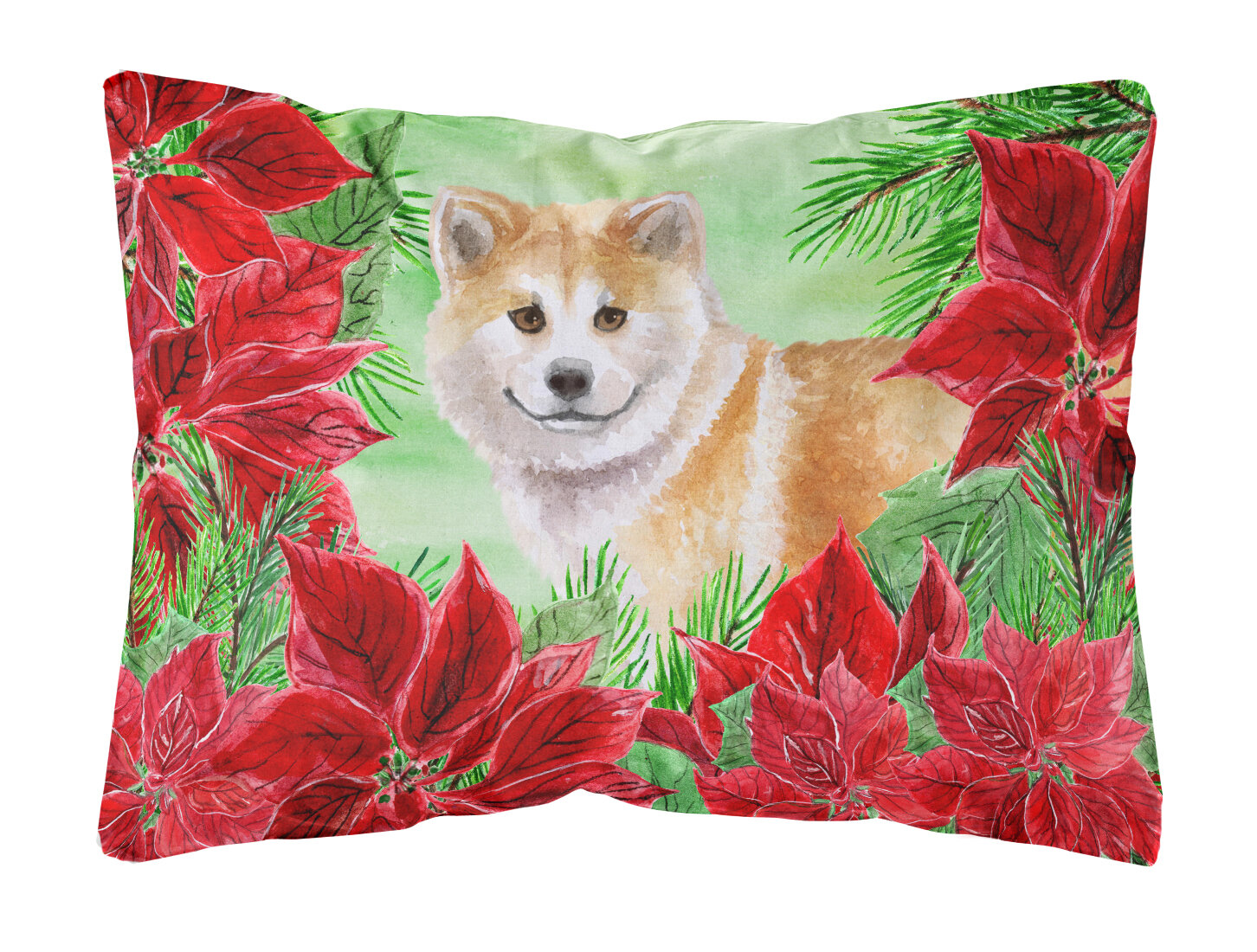 shiba throw pillow