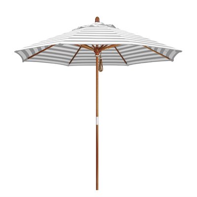 California Umbrellamare 9 Market Umbrella California Umbrella Fabric Color Olefin Gray White Cabana Stripe Dailymail