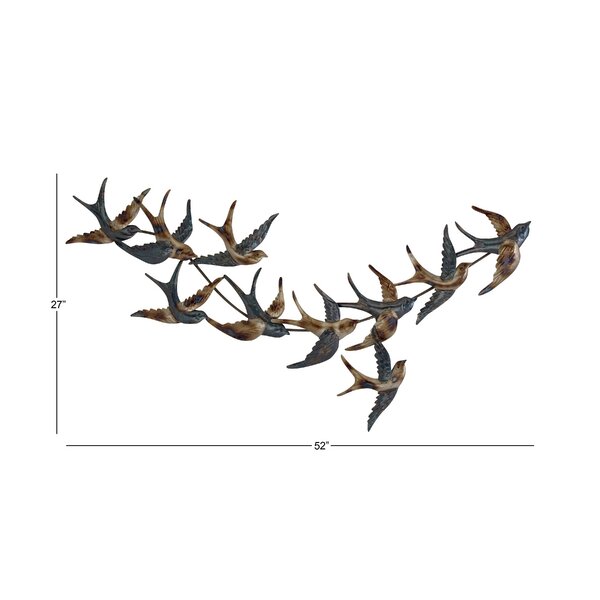 Metal Bird Wall Decor Reviews Birch Lane