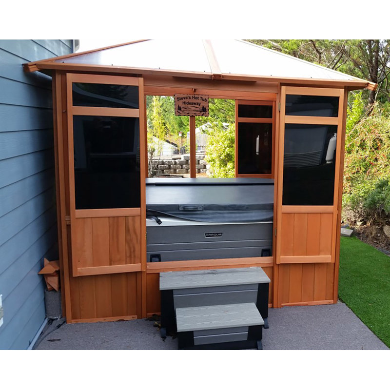 Westviewmanufacturing Solahut 8 5 Ft W X 8 5 Ft D Solid Wood