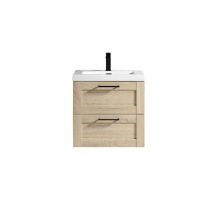 Whitewashed Oak Vanity Wayfair