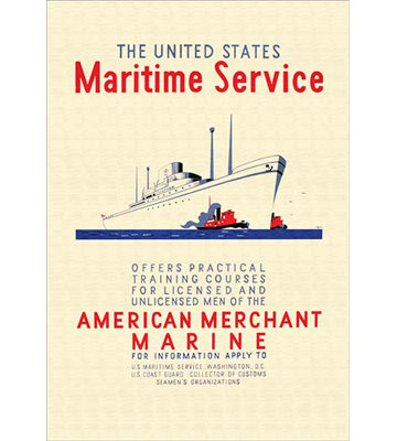 American Merchant Marine by Richard Halls Vintage Advertisement Buyenlarge