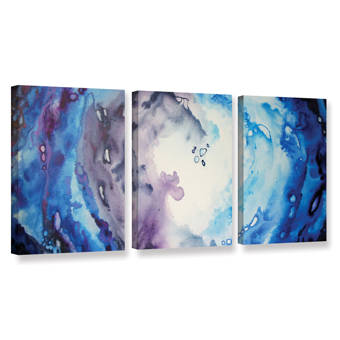 Latitude Run Sweet Sound Of Your Voice 3 Piece Graphic Art On Wrapped Canvas Set Wayfair