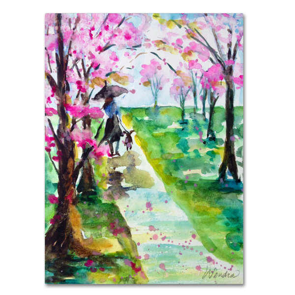 Trademark Art Best Friends By Wendra Painting Print On Wrapped