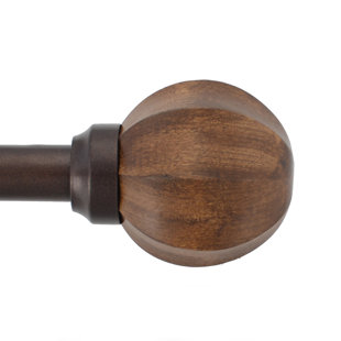 Distressed Wood Curtain Rod Wayfair