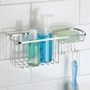 Sponges-Clear Loofa's InterDesign Suction Bathroom Caddy for Soaps 