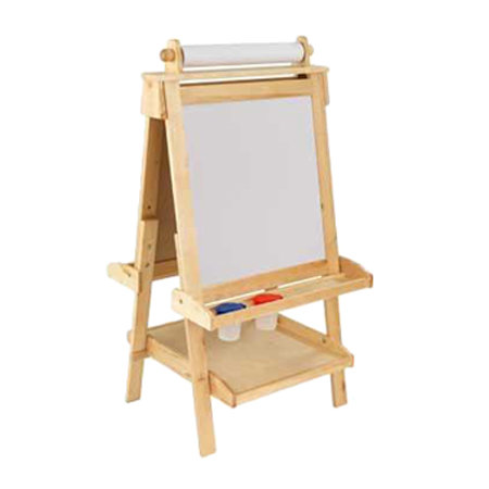 Portable Stand Artists Easels with Handle Painting Easel for Adults Kids GYMAX Foldable Wooden Easel 