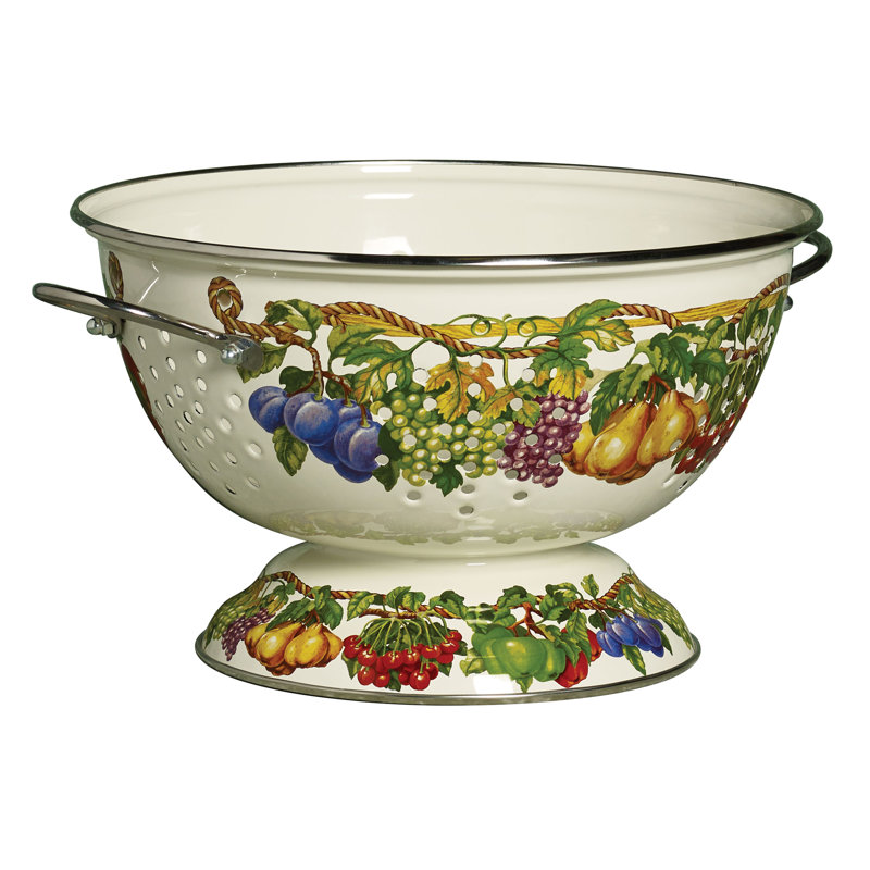 porcelain colander