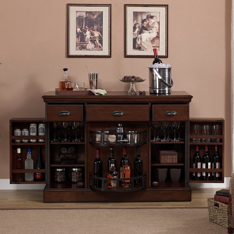 Vietti Bar Cabinet With Bottle And Glass Storage 11029 South Shore Industries Afw Com
