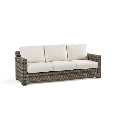 Jakarta Patio Sofa With Sunbrella Cushion South Sea Rattan Color Cast Oasis